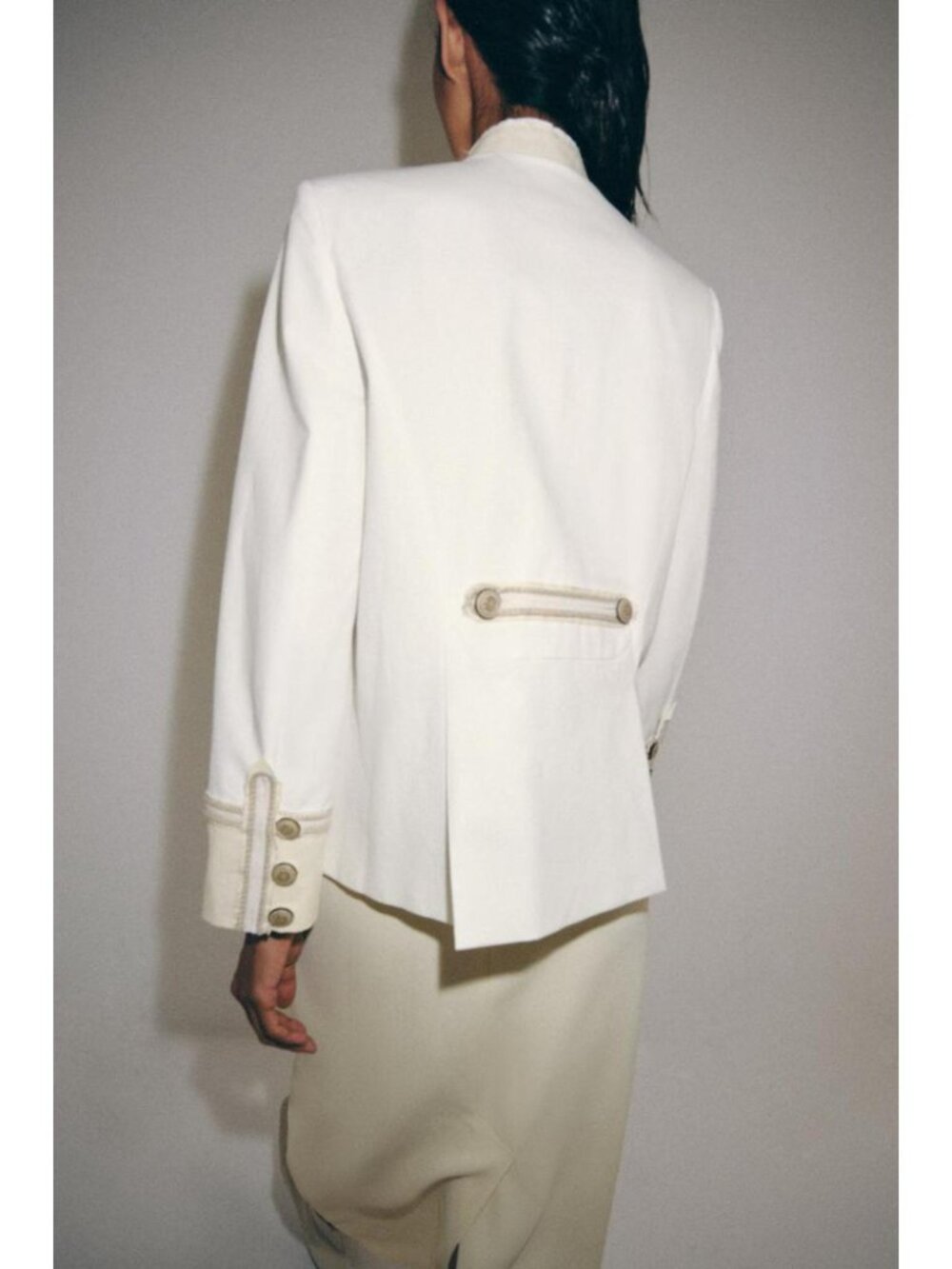 ZARA ZW COLLECTION JACKET WITH BUTTON DETAILS